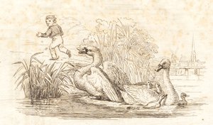 Illustrazione per "Cinquanta favole per bambini" di Hey da Martinus Rørbye