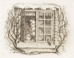 Illustrazione per "Cinquanta favole per bambini" di Hey da Martinus Rørbye
