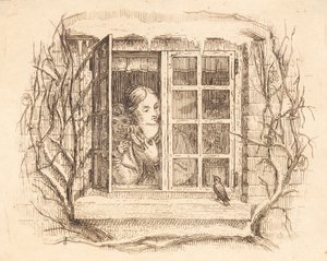 Illustrazione per "Halvhundrede Fabler for Børn" di Hey da Martinus Rørbye