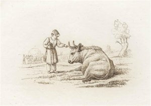 Illustrazione per "Cinquanta favole per bambini" di Hey da Martinus Rørbye