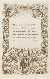 Illustrazione per "Halvhundrede Fabler for Børn" di Hey da Martinus Rørbye