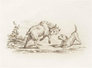 Illustrazione per "Halvhundrede Fabler for Børn" di Hey da Martinus Rørbye