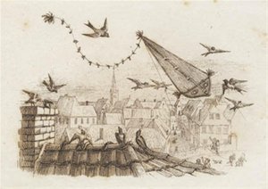 Illustrazione per "Halvhundrede Fabler for Børn" di Hey da Martinus Rørbye