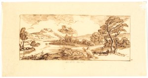 Paesaggio con tema biblico da Martinus Rørbye