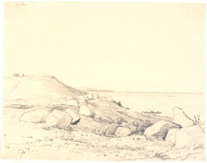 Paesaggio costiero da Martinus Rørbye