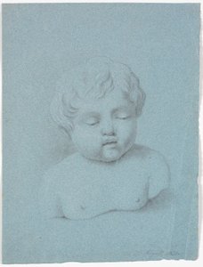 Studio di busto di bambino da Martinus Rørbye