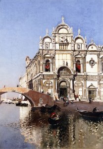 Scuola Grandi di San Marco e Campo San Giovanni e Paolo, Venezia da Martín Rico y Ortega