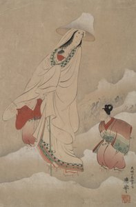 Lady Shizuka e i suoi figli da Maruyama Okyo