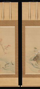 Pesci in Estate e Autunno, 1785 da Maruyama Okyo