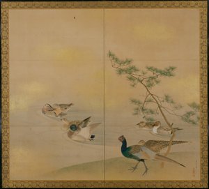Uccelli acquatici da Maruyama Okyo