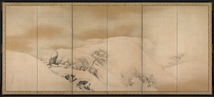 Giornata invernale, 1784 da Maruyama Okyo