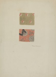 Cotone stampato da Mary C. Davidson