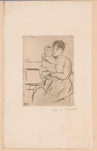Sulla panchina da Mary Cassatt (signed by artist)