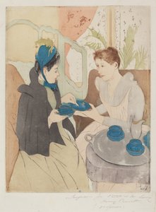 Festa del tè pomeridiana da Mary Cassatt