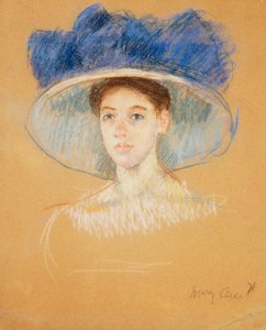 Testa di Donna con un Grande Cappello