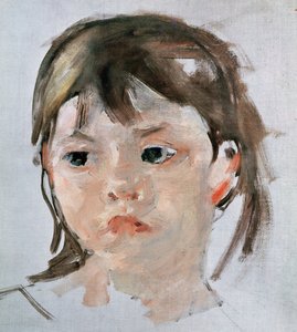 Testa di una giovane ragazza da Mary Cassatt