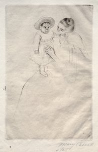 Hélène di Septeuil, c. 1891 da Mary Cassatt