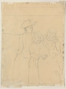 In omnibus (verso) da Mary Cassatt