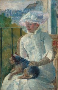 Giovane ragazza alla finestra