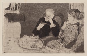 Lydia e sua madre a tè da Mary Cassatt