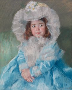 Margot Lefebre in blu, 1902 da Mary Cassatt