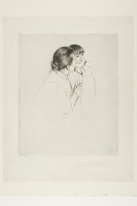 Madre contadina e bambino da Mary Cassatt
