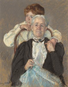 Ritratto della signora Cyrus J. Lawrence con il nipote R. Lawrence Oakley da Mary Cassatt