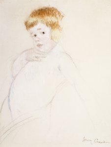 Studio per il bambino per La carezza, c.1902 da Mary Cassatt