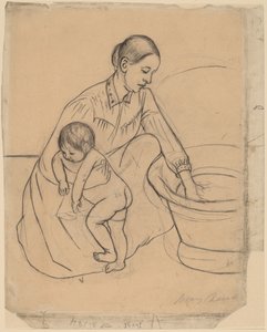 Il bagno [recto] da Mary Cassatt
