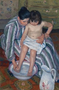 Il bagno del bambino da Mary Cassatt