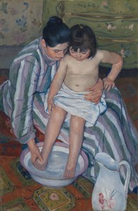 Il bagno del bambino da Mary Cassatt