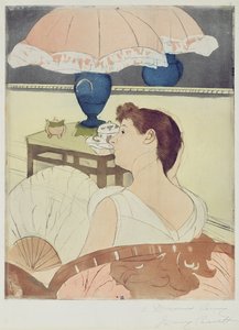 La lampada, 1891 da Mary Cassatt