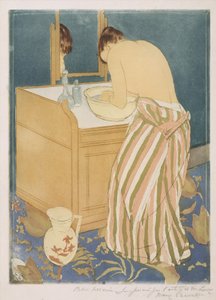 Donna che fa il bagno (La Toilette), 1890-1