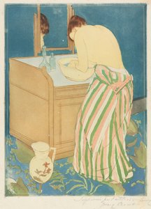Donna che fa il bagno da Mary Cassatt