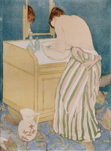 Donna che fa il bagno, 1890-91