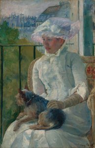 Giovane ragazza alla finestra da Mary Cassatt