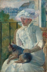 Giovane ragazza alla finestra, c. 1883-1884