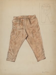 Pantaloni da caccia, c. 1936