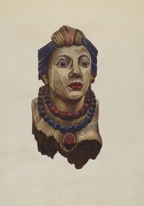 Figura di principessa indiana, c. 1938 da Mary E Humes