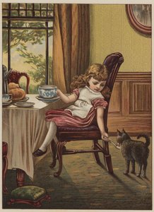 Ragazza con gatto nero