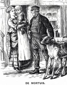 Illustrazione di una bambina accudita dalle zie e dallo zio per un pomeriggio da Mary Ellen Edwards