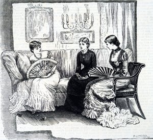 Signore con ventagli da Mary Ellen Edwards