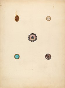 Bottoni, c. 1940 da Mary Fitzgerald