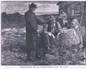 Padre Matthew e i poveri affamati AD 1845 da Mary L. Gow