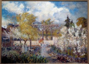 Il giardino di Claude Monet a Giverny da Mary Louise MacMonnies