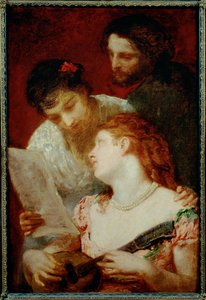 Una festa musicale... (pittura su tela)