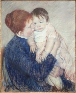 Agata e il suo bambino da Mary Stevenson Cassatt