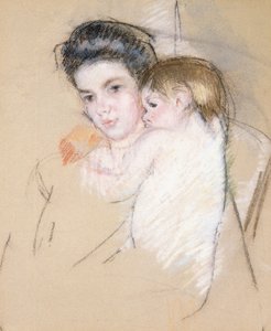 Madre e bambino nudo da Mary Cassatt