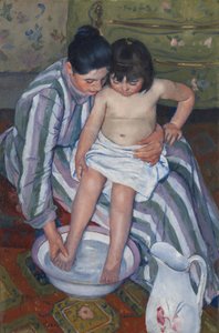 Il bagno del bambino da Mary Stevenson Cassatt