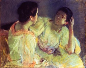 La conversazione, c.1896 da Mary Stevenson Cassatt